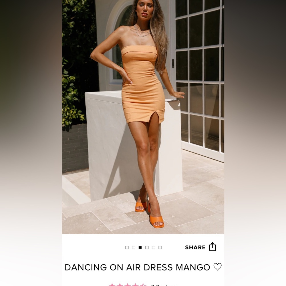 Hello Molly Dancing on Air Strapless Mini Dress